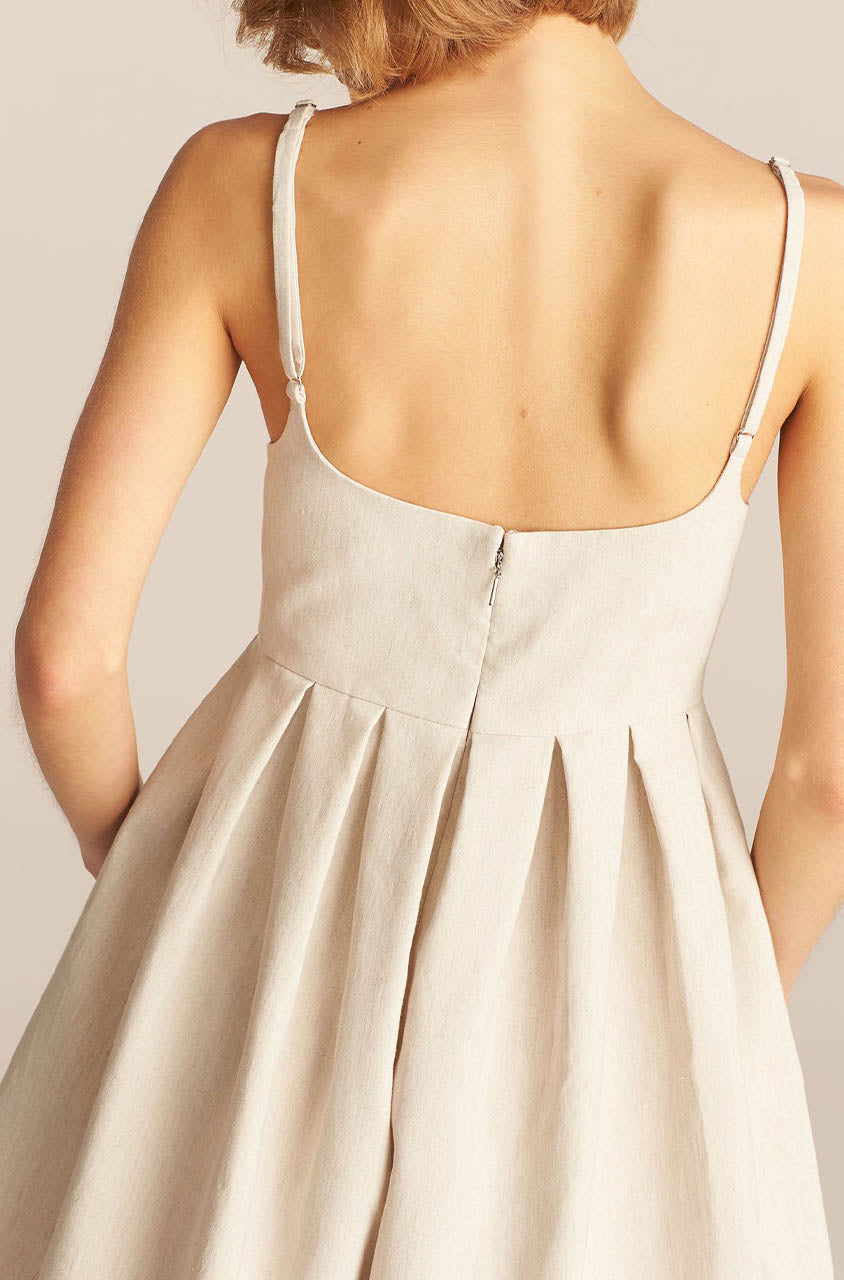 Linen Romper in Rye by Rebecca Taylor