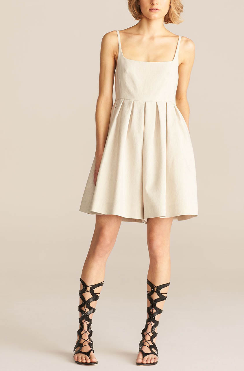 Linen Romper in Rye by Rebecca Taylor