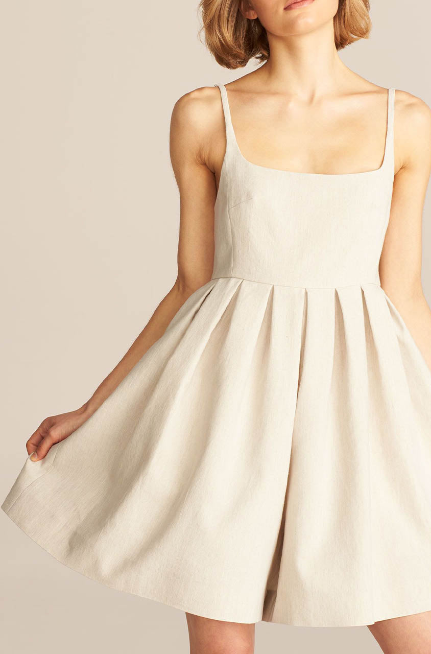 Linen Romper in Rye by Rebecca Taylor