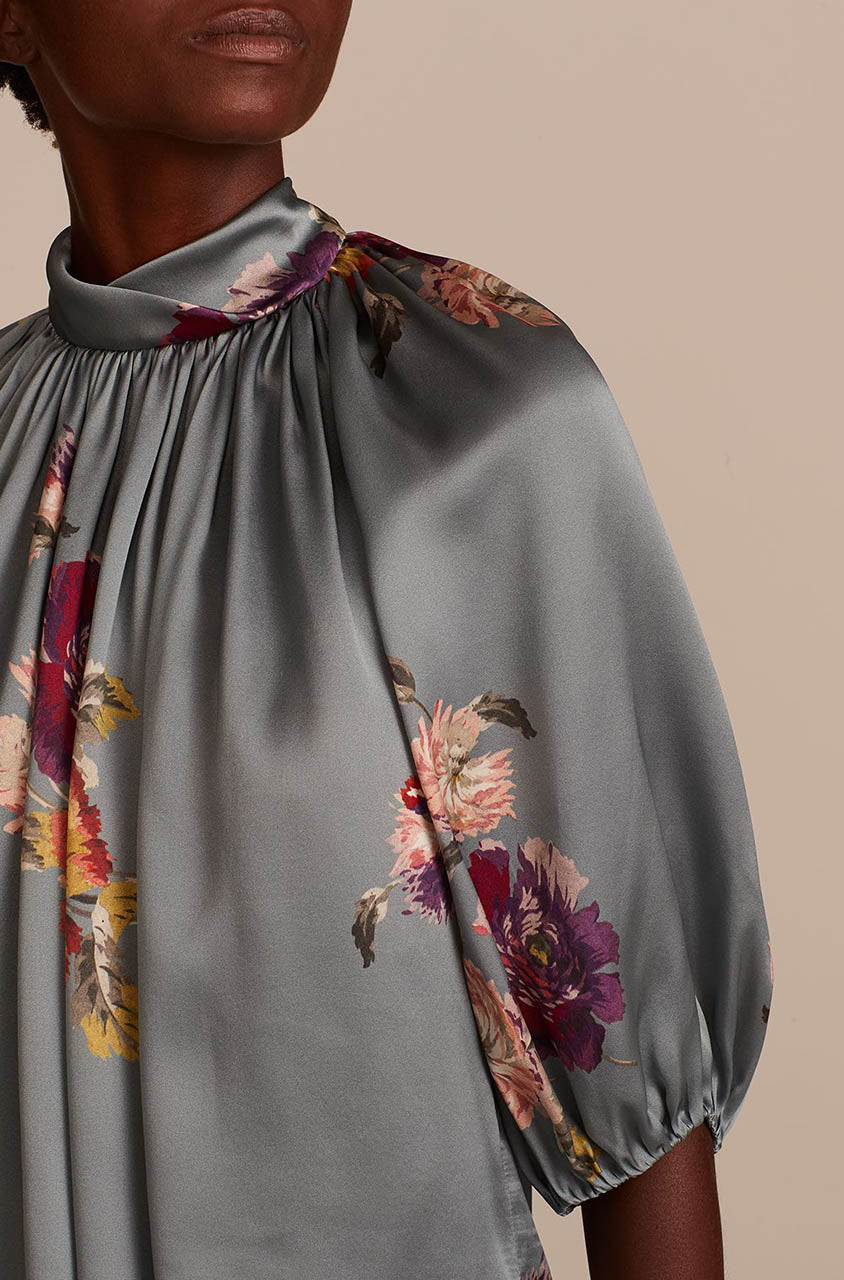 Sim Fleur Blouse in Duck Egg by Rebecca Taylor