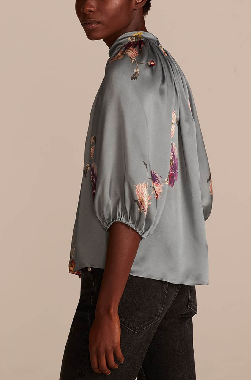 Sim Fleur Blouse in Duck Egg by Rebecca Taylor