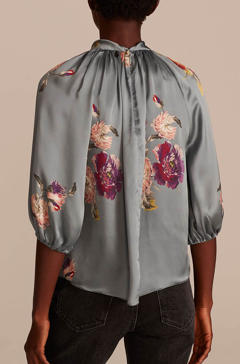 Sim Fleur Blouse in Duck Egg by Rebecca Taylor