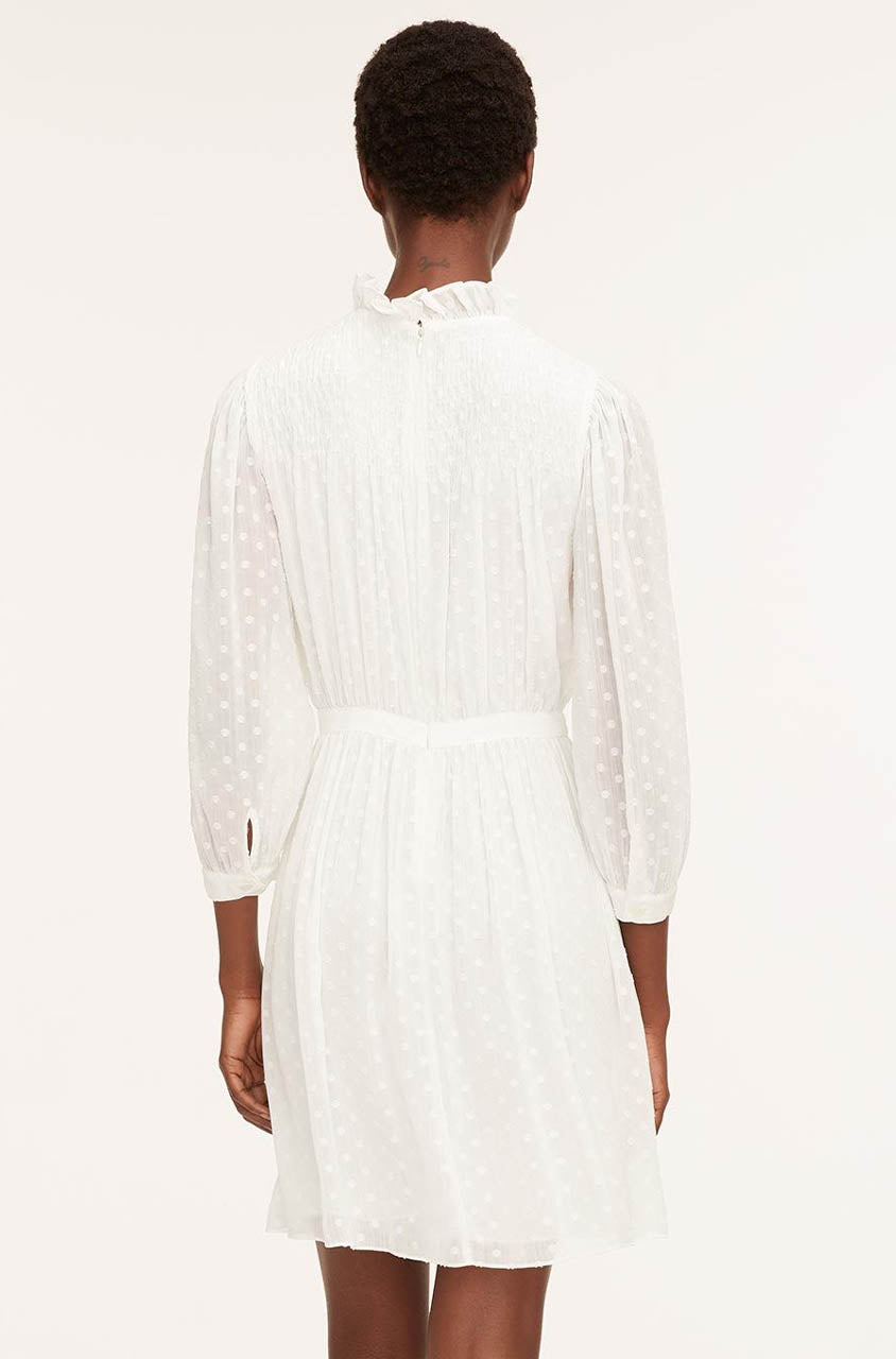 Clip-Dot Shirt Dress