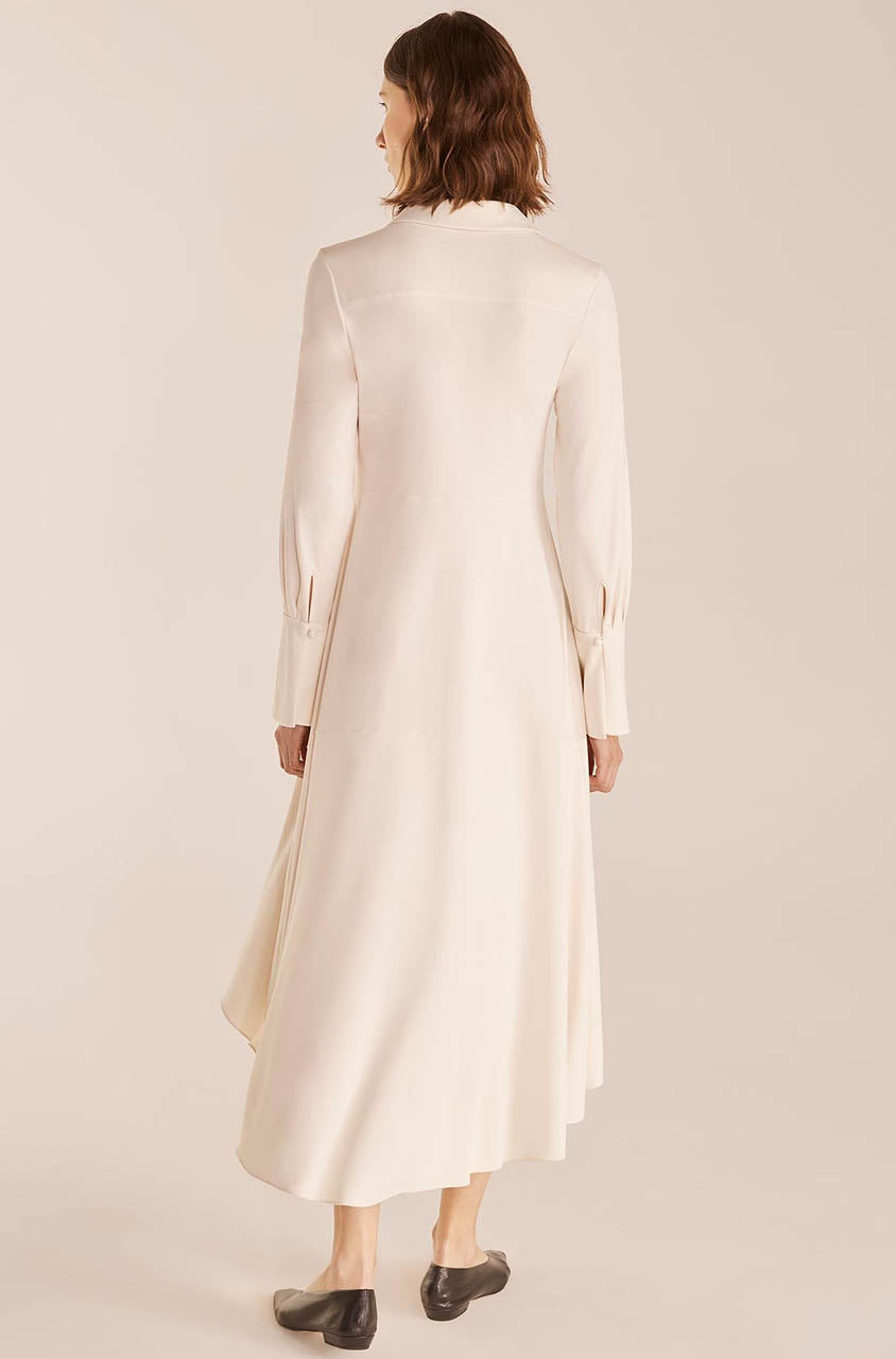 Cupro Dress in Papier Mache by Rebecca Taylor