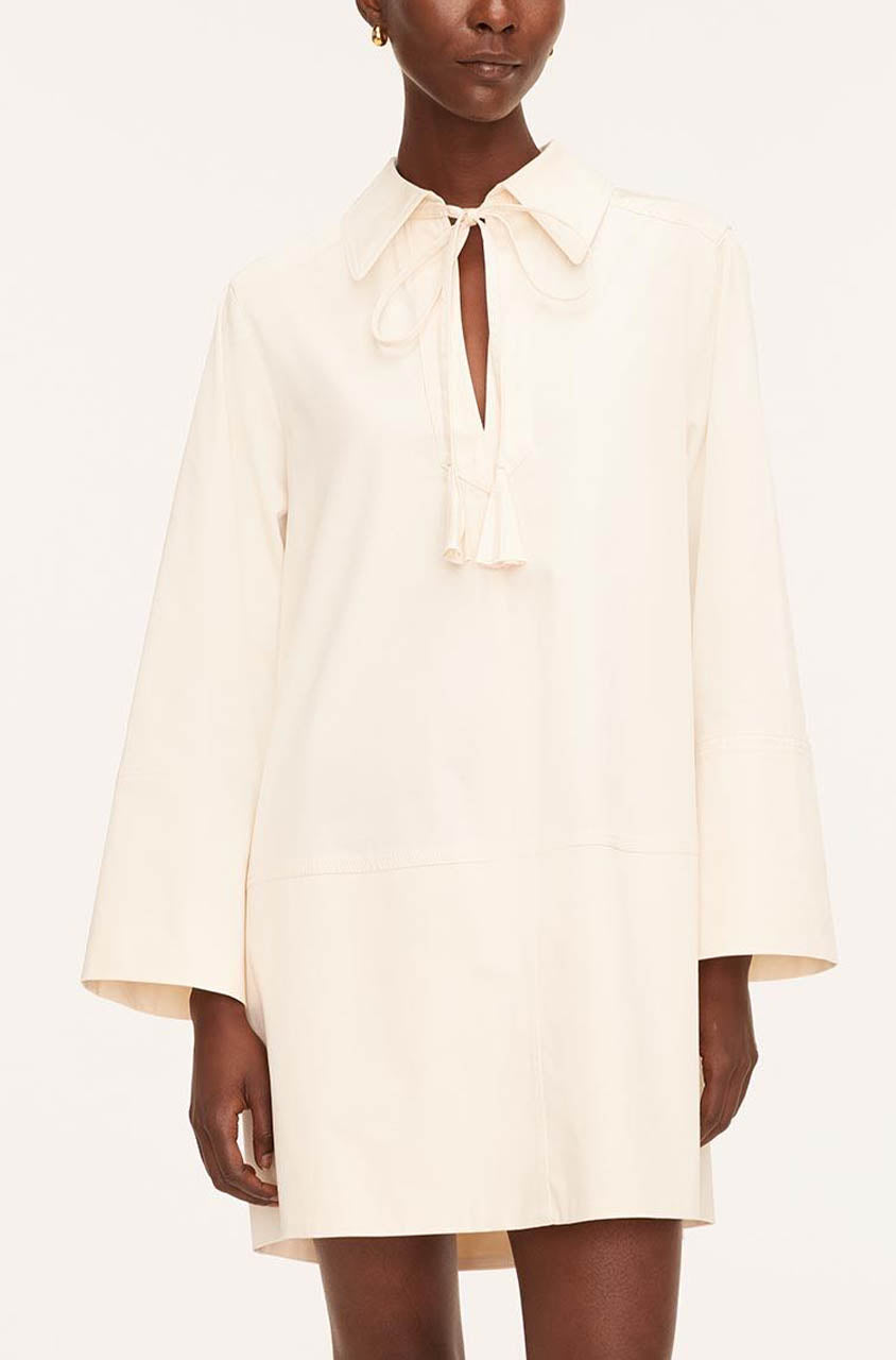 Heavy Cotton Shirt Dress in Latte by Rebecca Taylor