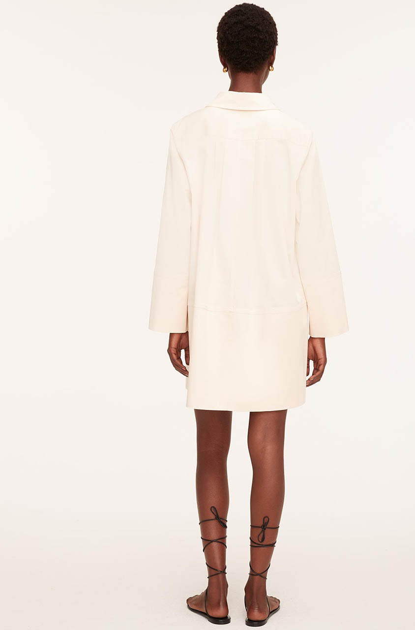 Heavy Cotton Shirt Dress in Latte by Rebecca Taylor