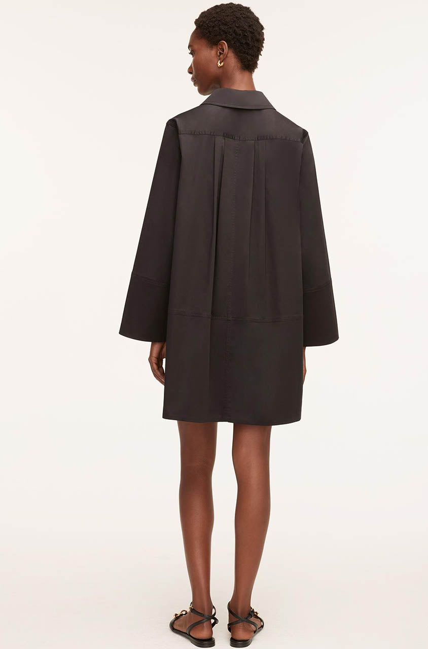 Heavy Cotton Shirt Dress in Black by Rebecca Taylor