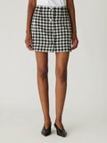 Phillipa Check Button Front Skirt