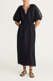 Silk Chiffon Bubble Pencil Dress