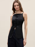 Beatrice Stretch Linen Top