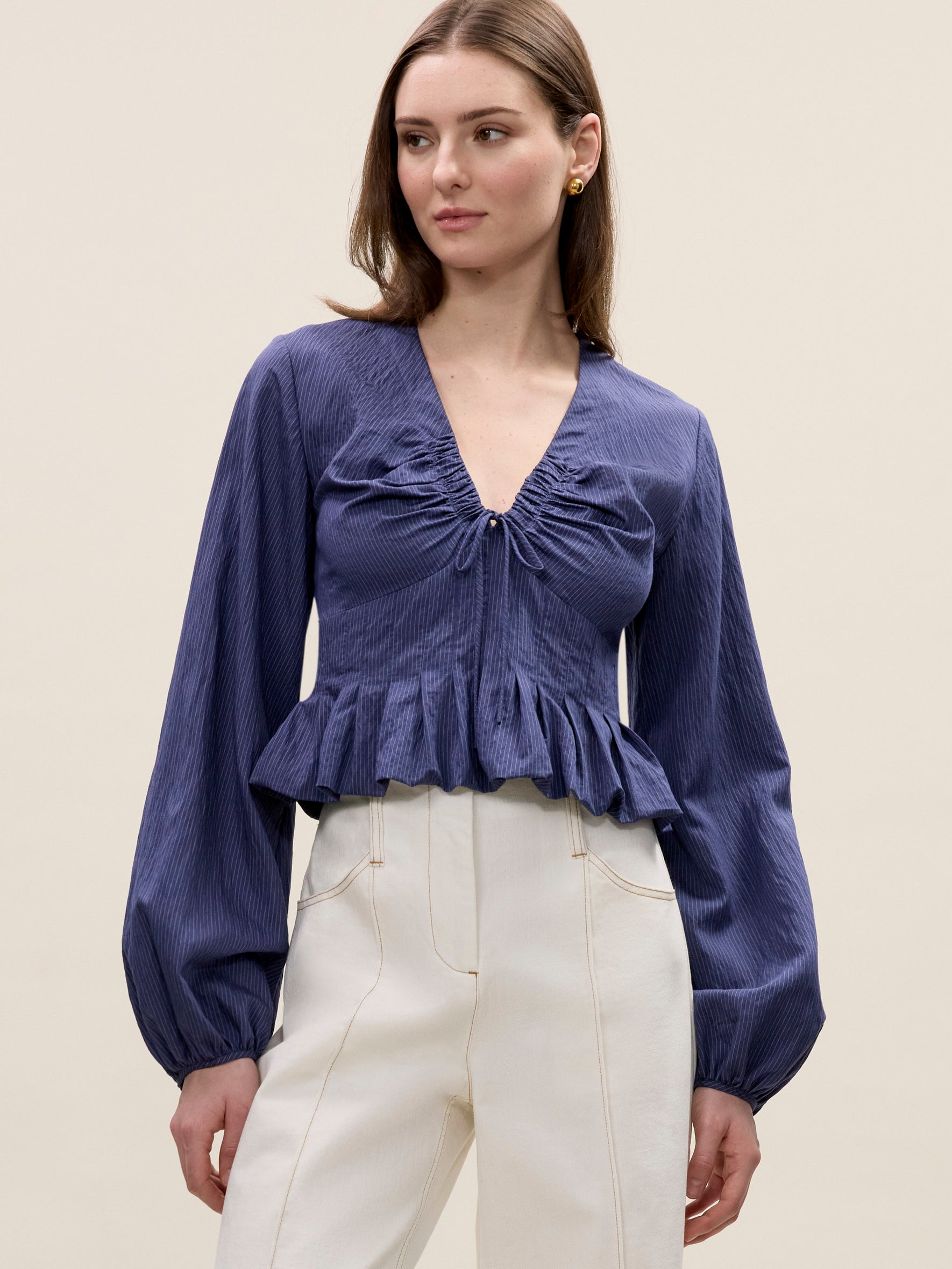 Allegra Stripe Blouse