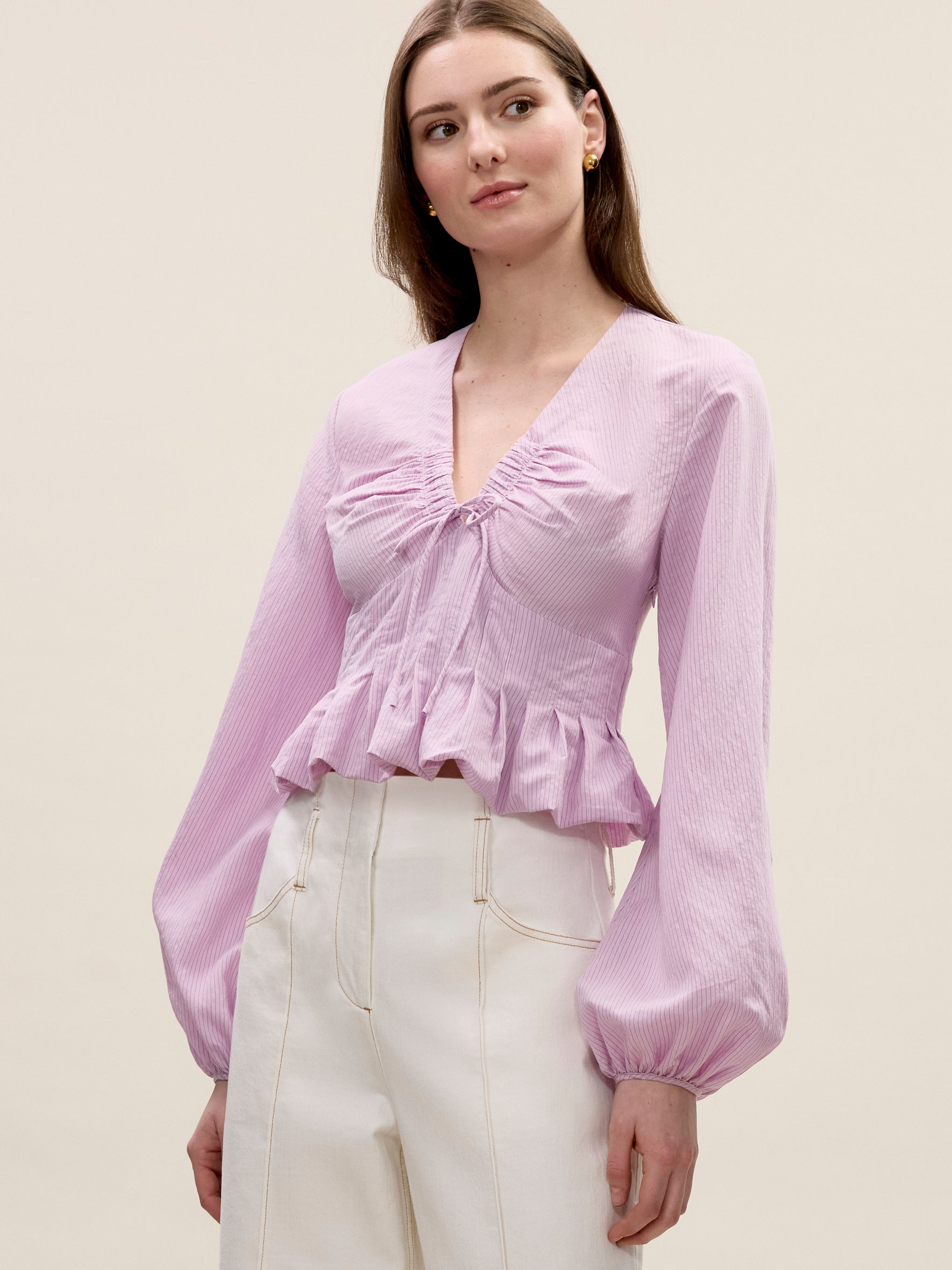 Allegra Stripe Blouse