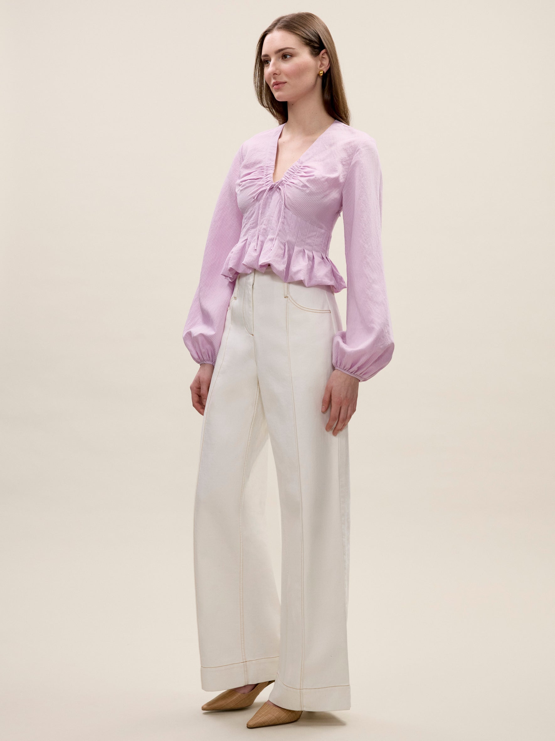 Allegra Stripe Blouse
