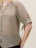 Aster Gingham Blouse