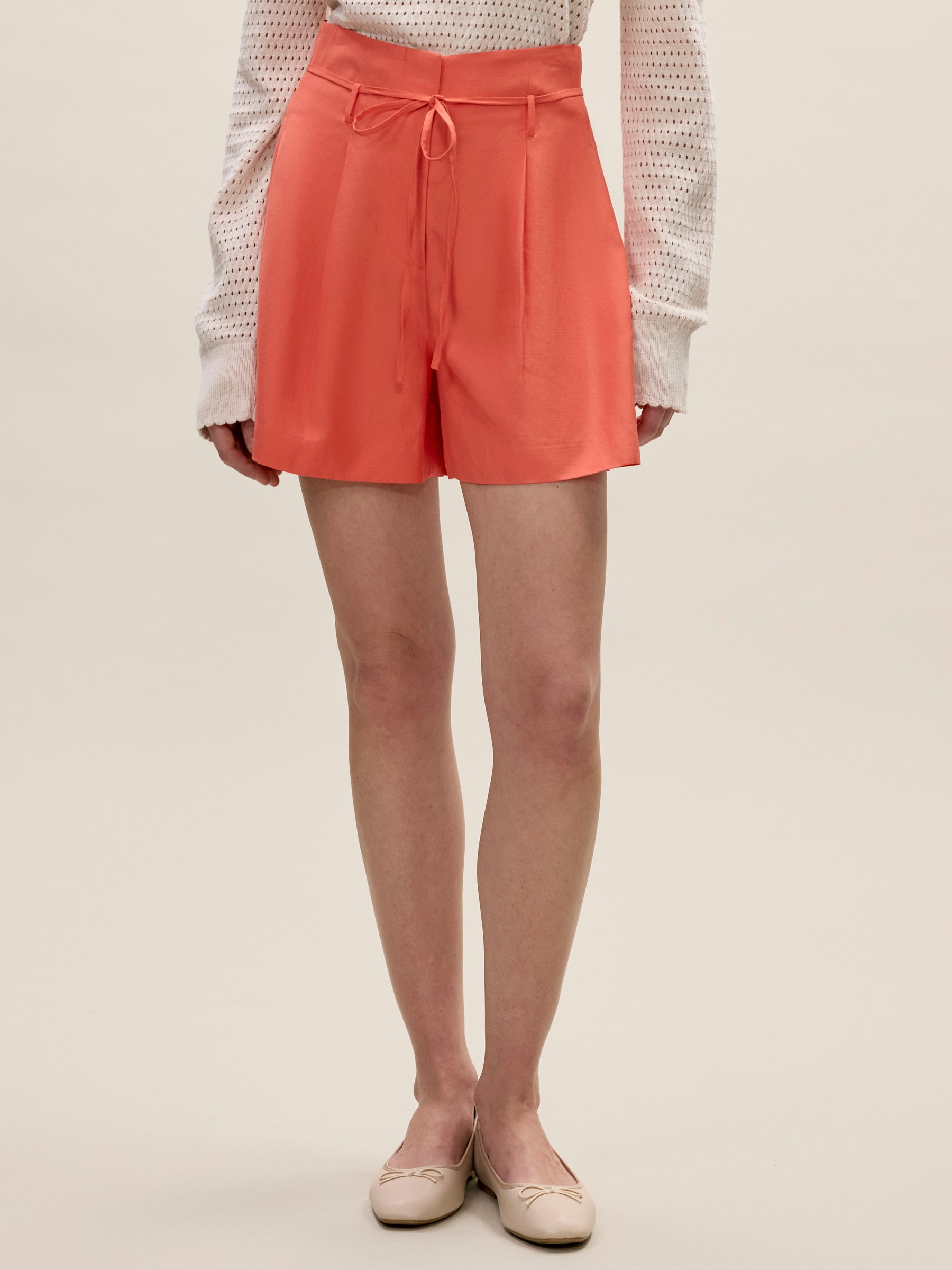 Lena Shine Short in Coral by Rebecca Taylor