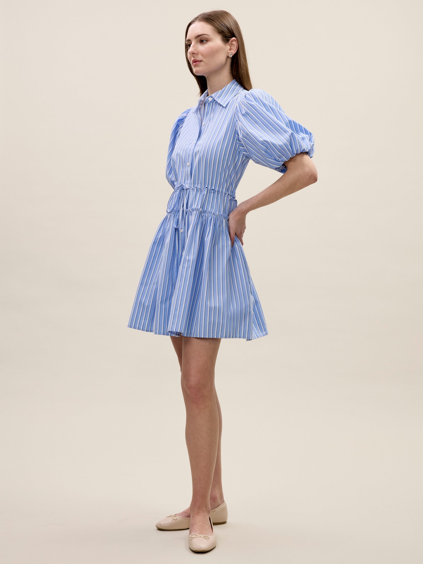 Priya Poplin Shirt Dress