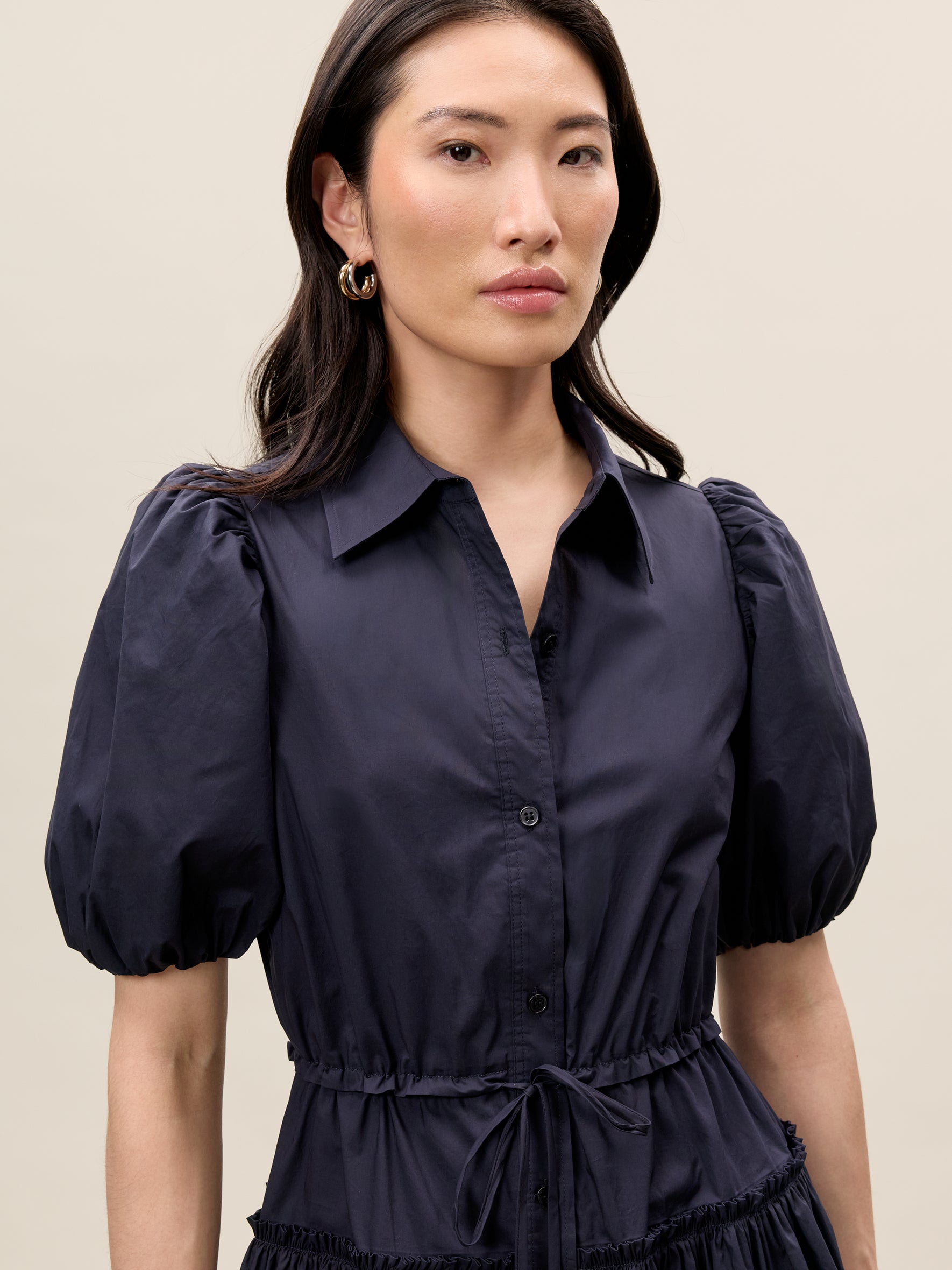 Poplin Shirt Dress