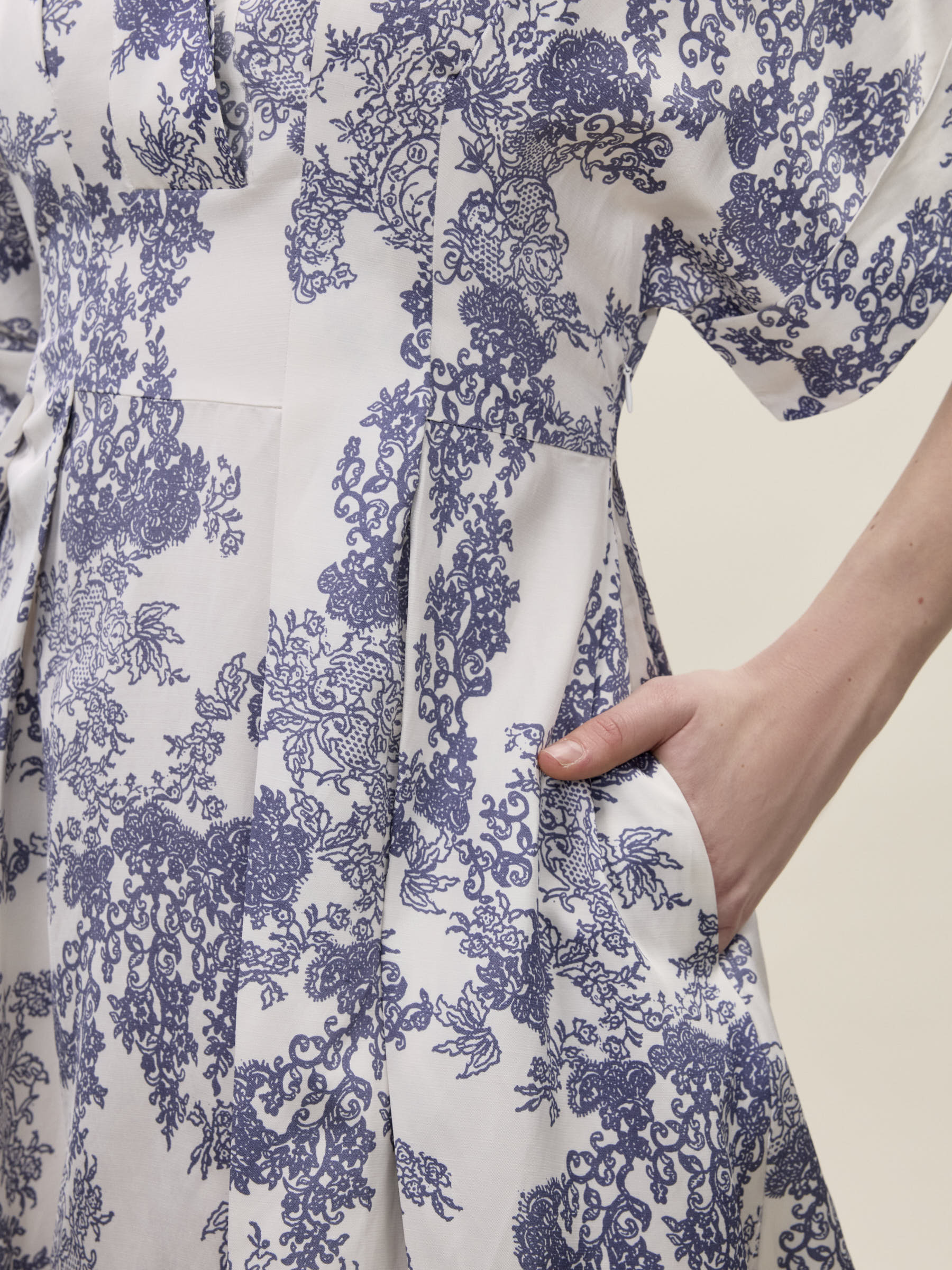 Lena Shine Dress in Ivory Toile Combo by Rebecca Taylor