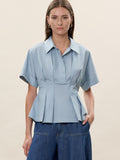 Aisley Poplin Blouse