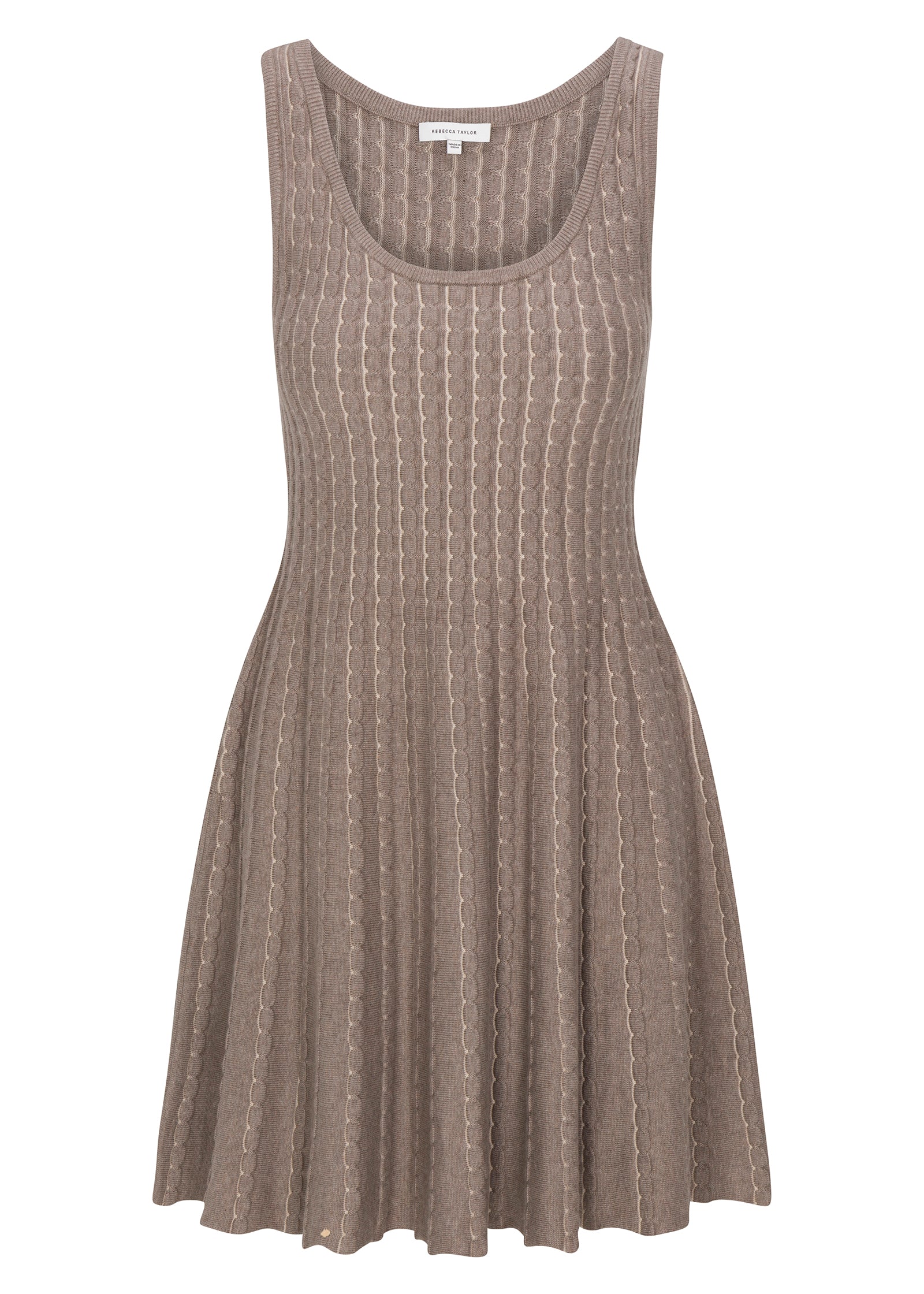 Dorothy Sweater Dress in Oatmeal by Rebecca Taylor
