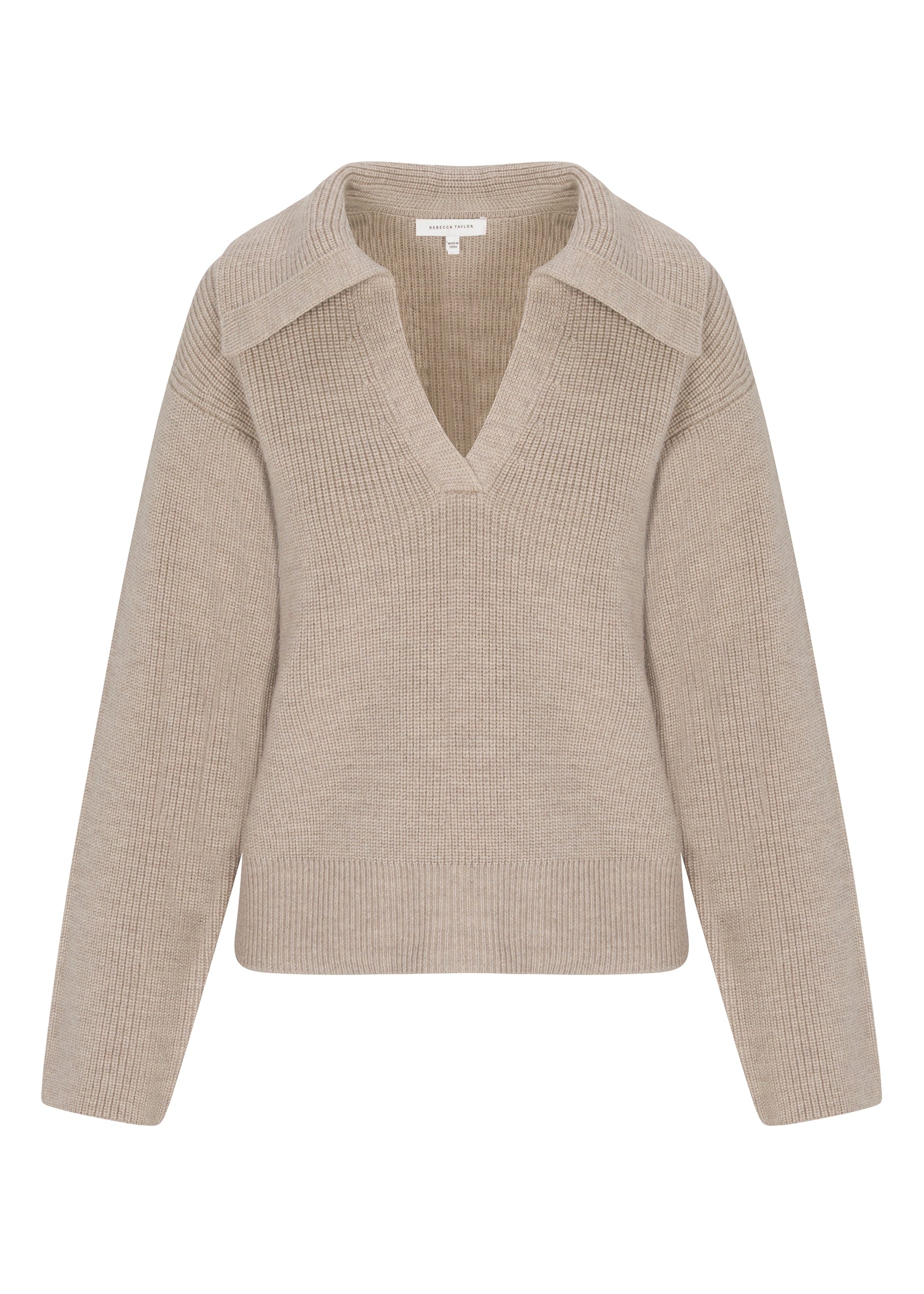 Giselle Knit Sweater in Camel by Rebecca Taylor