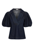 Gabrielle Denim Blouse