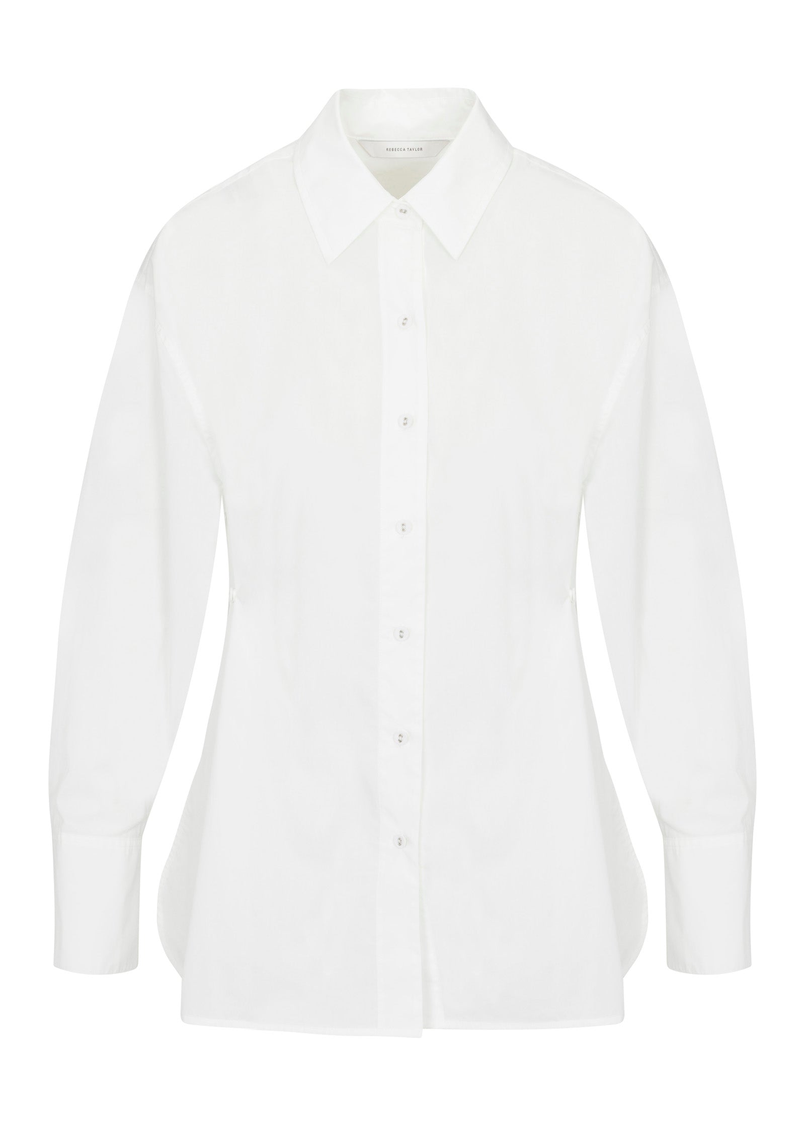 Yara Poplin Shirt in Milk by Rebecca Taylor