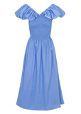 Yara Poplin Midi Dress