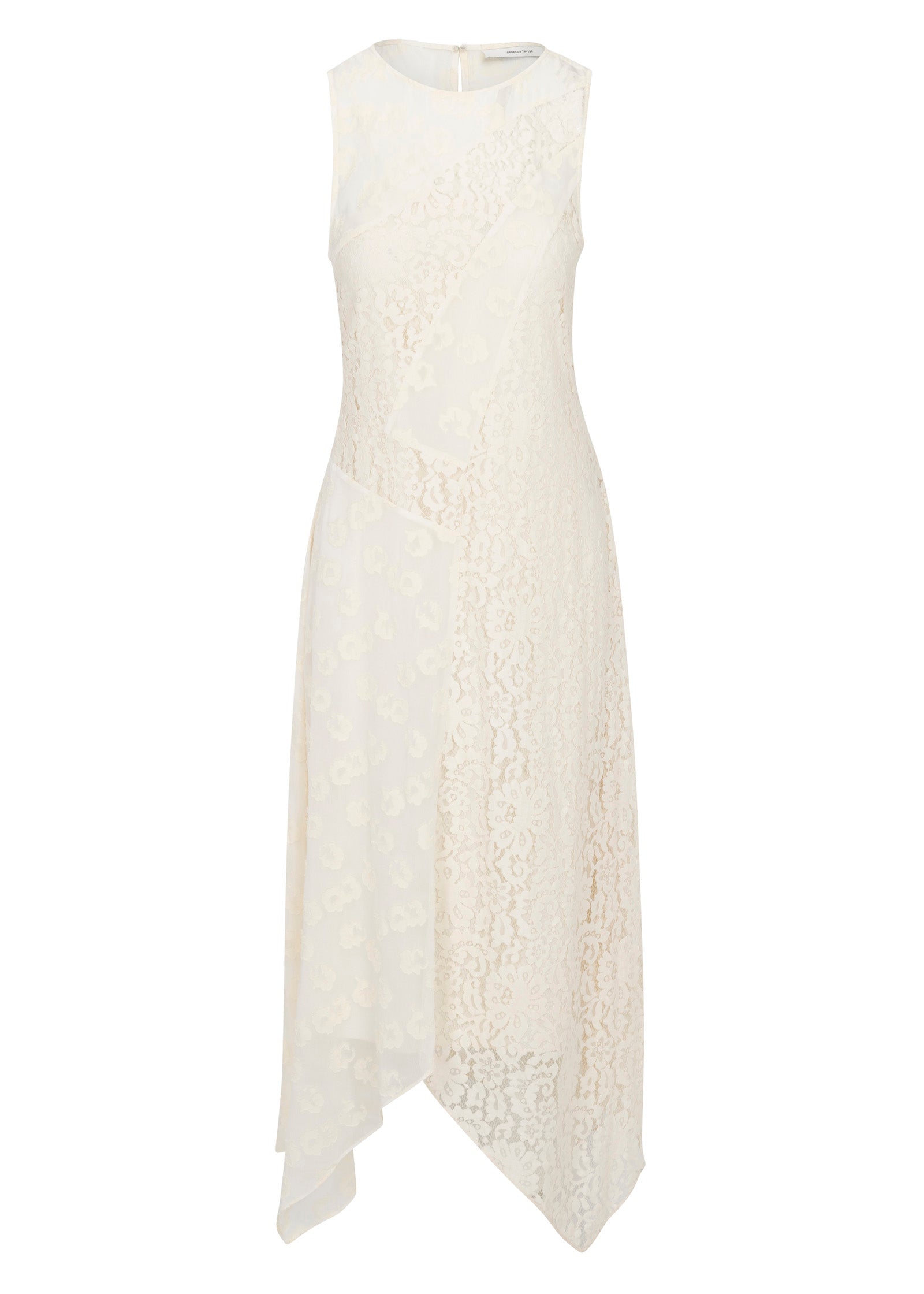 Marielle Lace Dress in Ivory by Rebecca Taylor