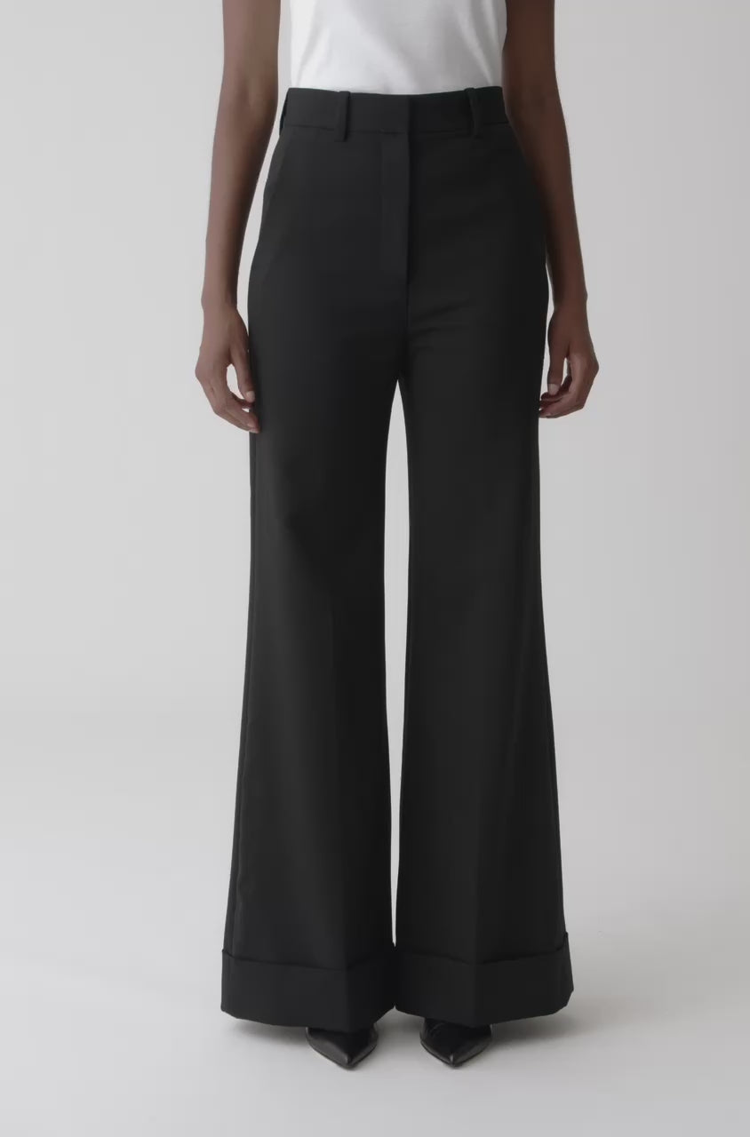 Refined Suiting Wide Leg Trouser