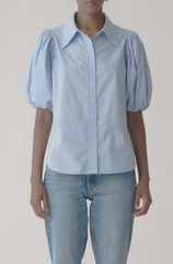 Puff Sleeve Button Down Shirt