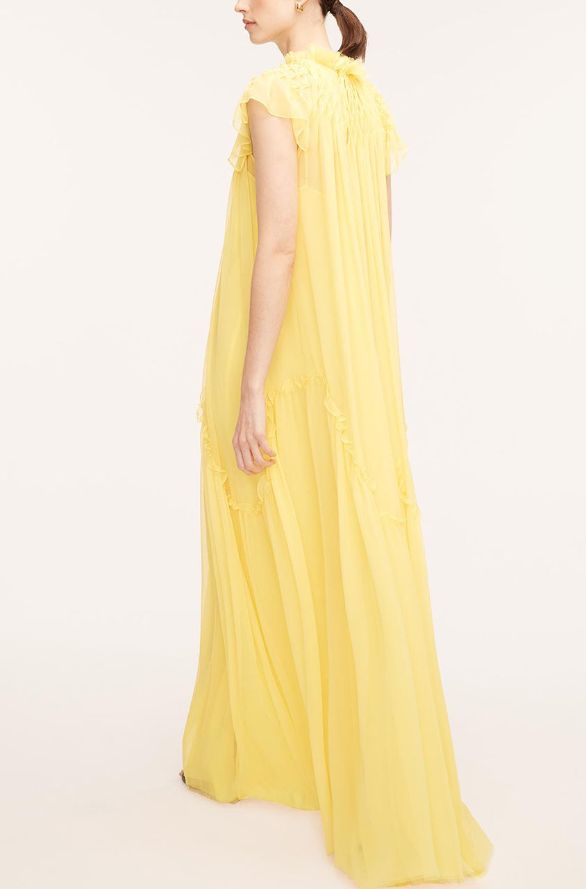 Smocked Chiffon Dress