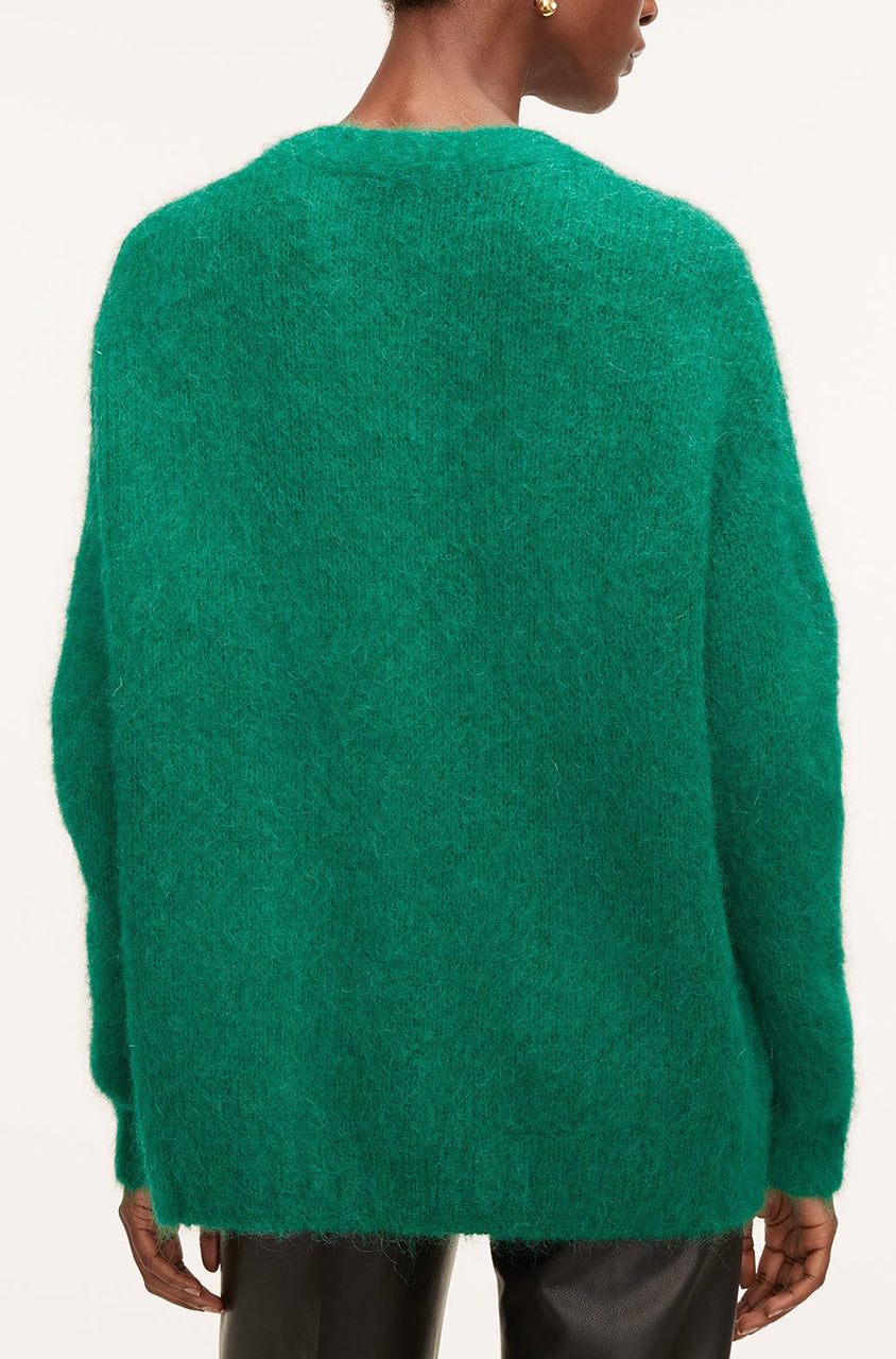 Brushed Mohair Cardigan in Jade by Rebecca Taylor