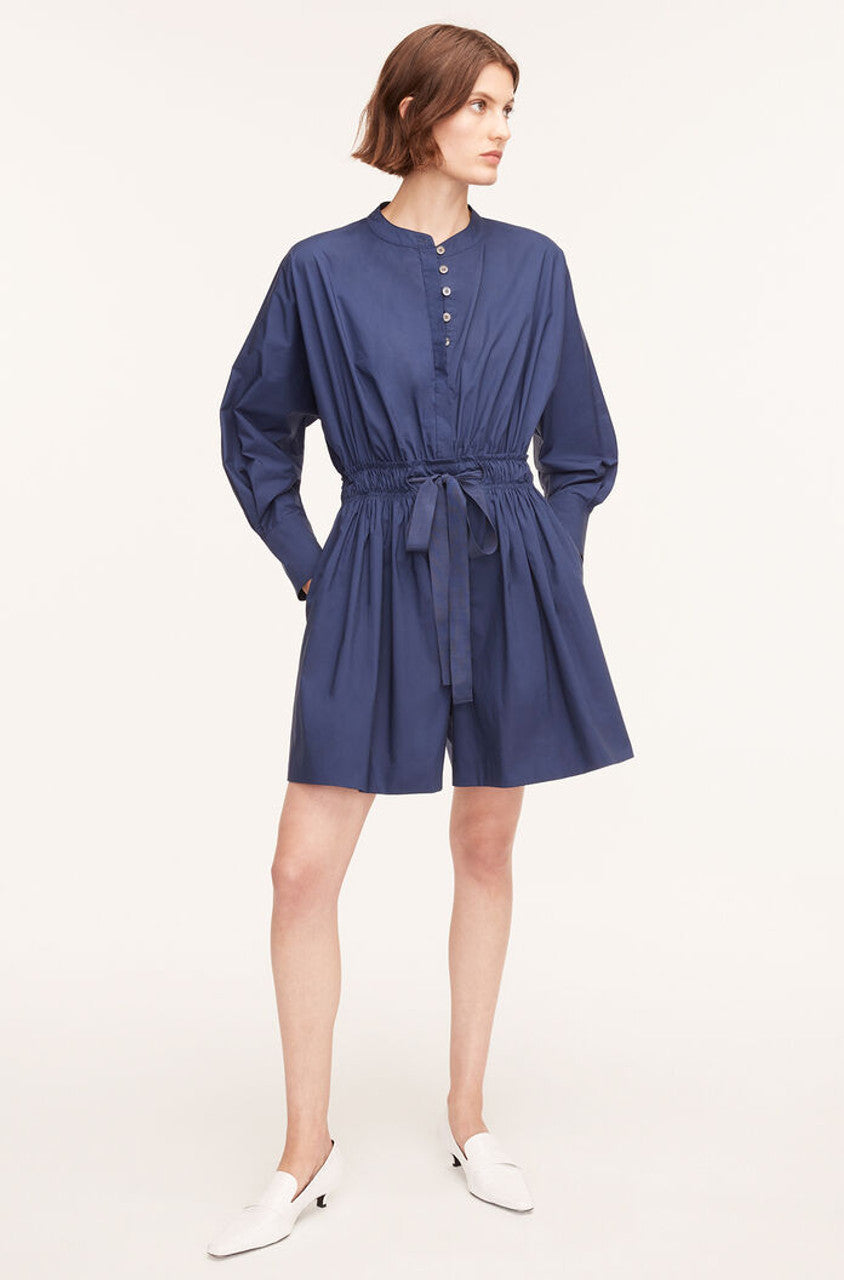 Poplin Long Sleeve Romper