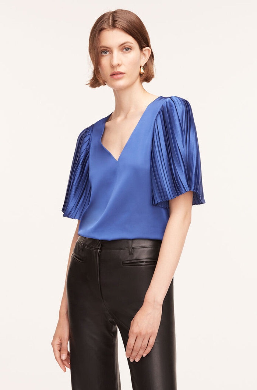 Pleated Sleeve Blouse