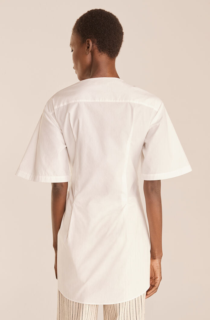 Tie Waist Blouse in Milk by Rebecca Taylor
