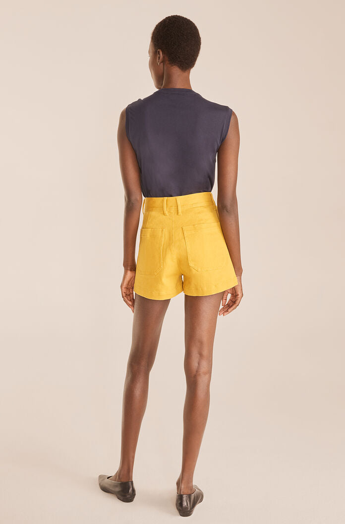 Solid Twill Short in Zest by Rebecca Taylor