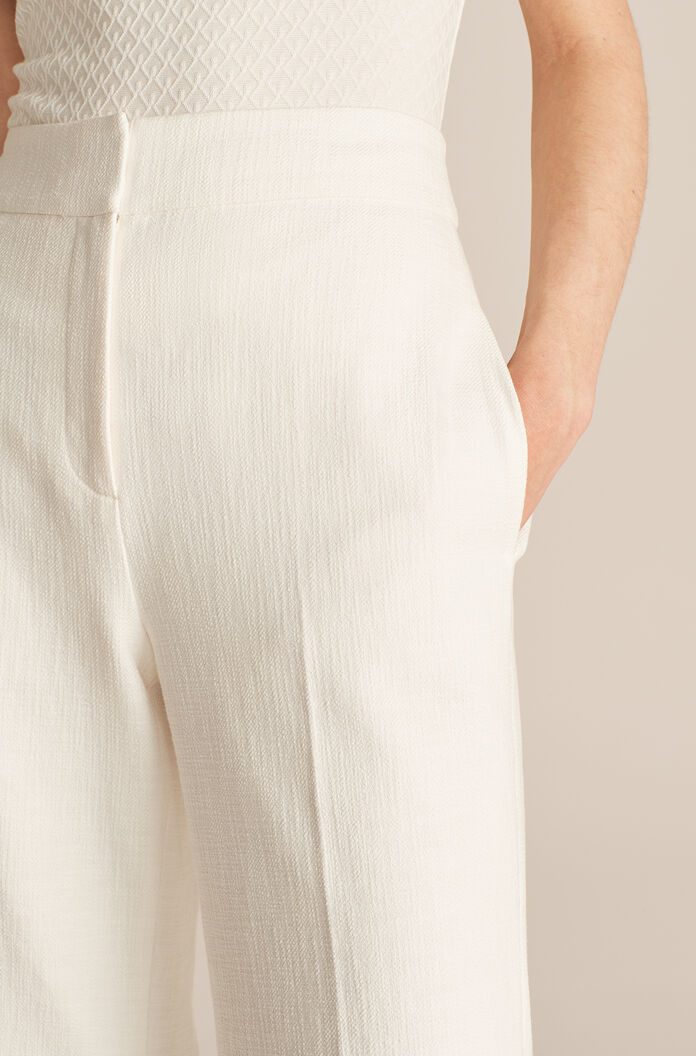 Cropped Fit And Flare Pant