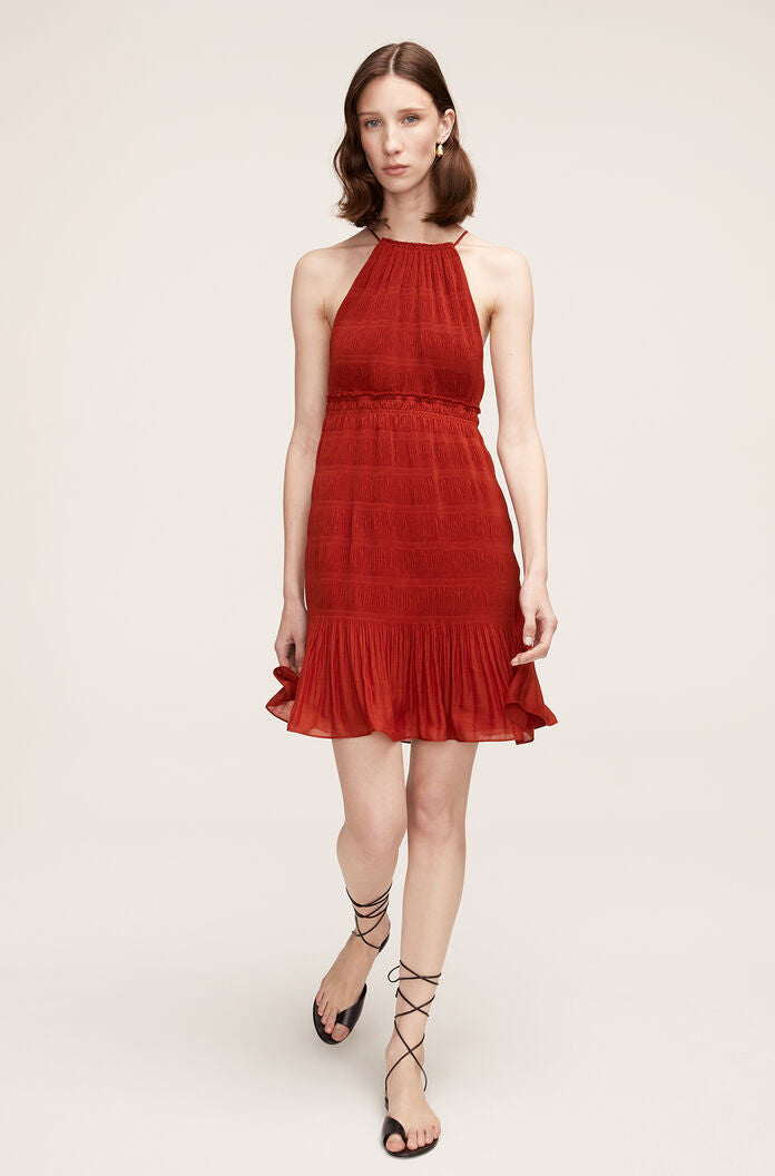 Rebecca taylor red best sale dress