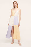 Color-Blocked Twill Dress