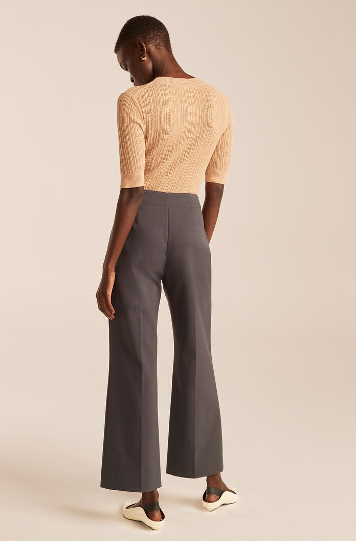 Slim Ankle Pant in Squid Ink by Rebecca Taylor