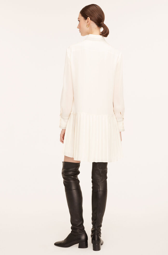 Silk Pleated Dress