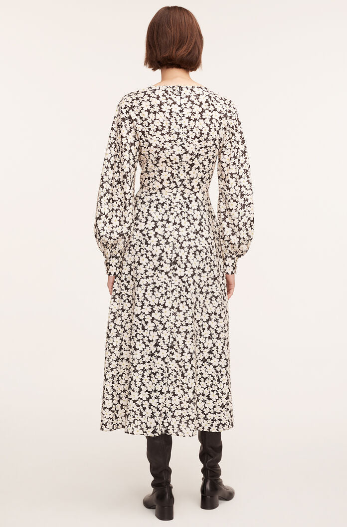 Paige Fleur Drawsting Long Sleeve Dress