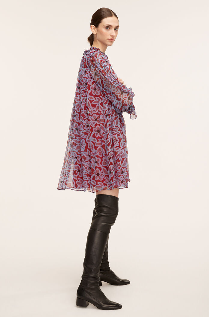 Vera Fleur Chiffon Smocked Dress