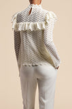 Chevron Lace Top