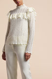 Chevron Lace Top