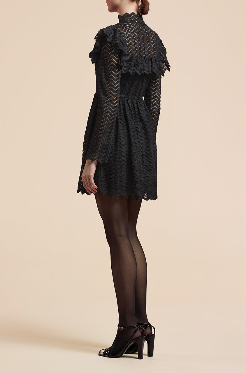 Chevron Lace Dress