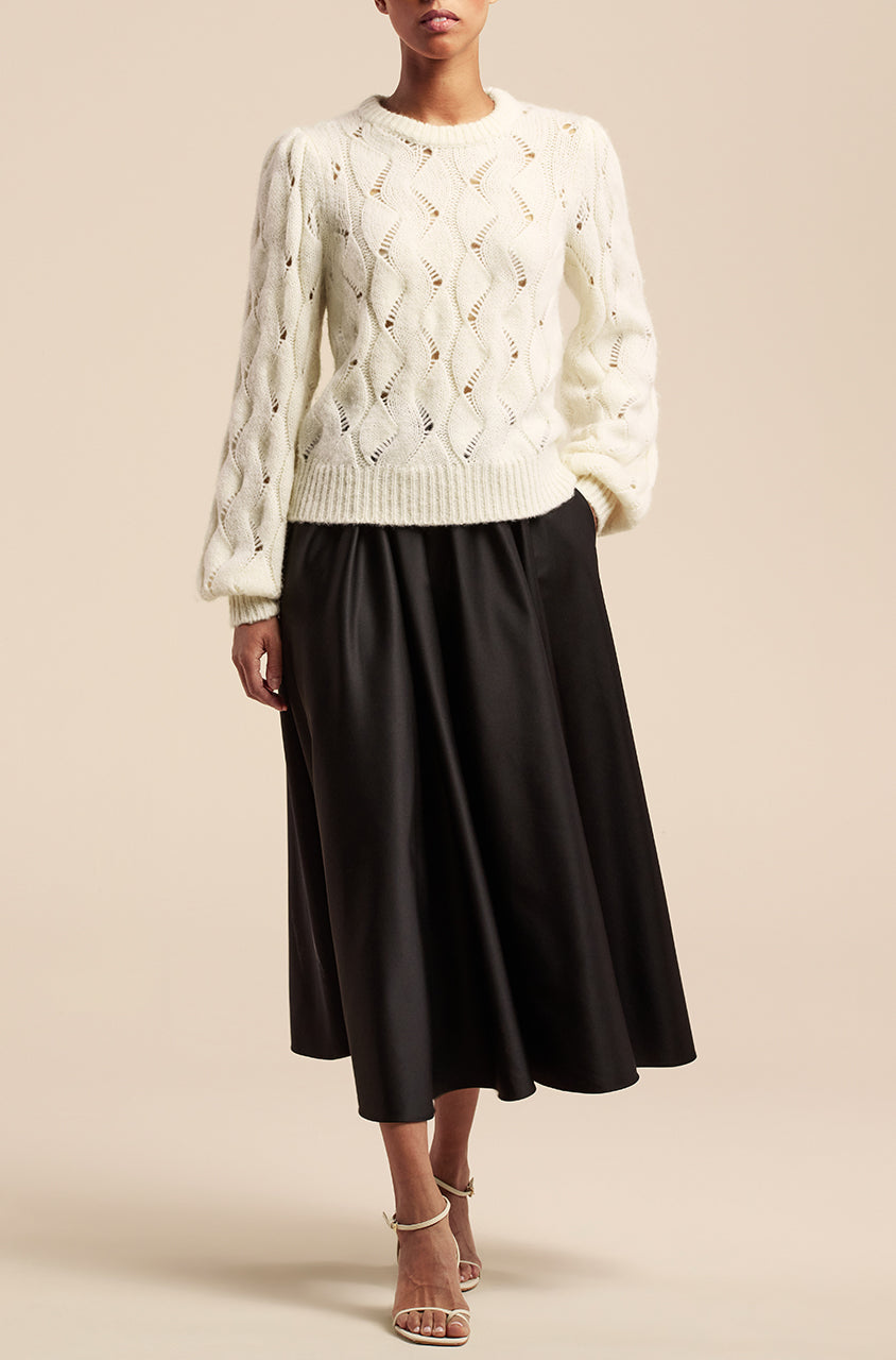 Alpaca Chainette Sweater – Rebecca Taylor