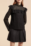Chevron Lace Top