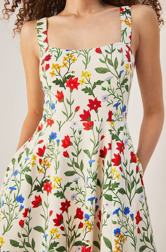 Botanica Fleur Sweetheart Midi Dress